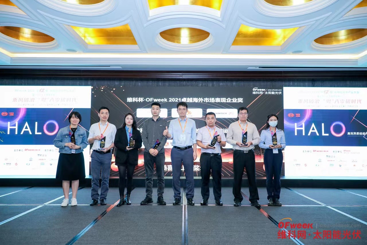 银河集团科技荣获2021卓越海外市场表现企业奖