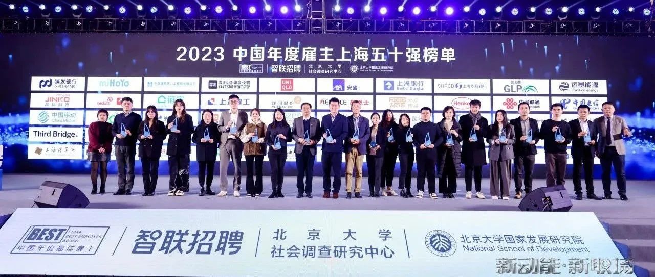 银河集团科技荣膺“智联2023上海最佳雇主50强”